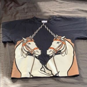 Girls Burberry Shirt- WORN ONCE! Size 6